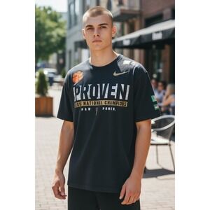 Nike Black Proven National Champions Tee